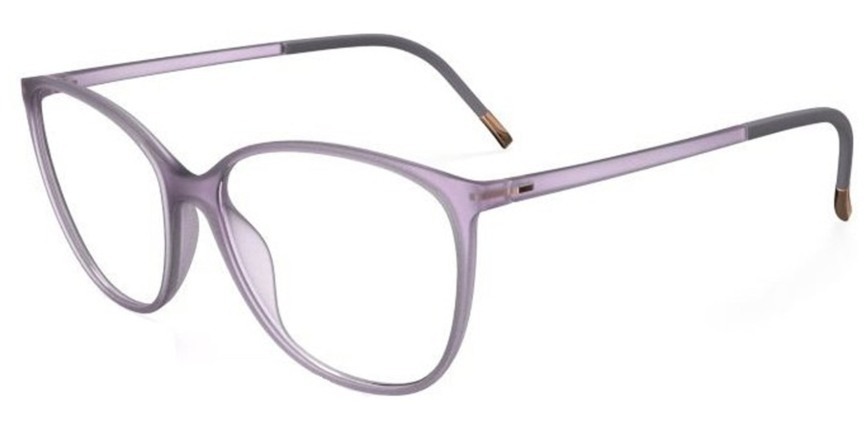 Silhouette SPX Illusion Women Soft Sloe Cat Eye Eyeglass Frames 16017540305415 Clear Demo Lens 54mm