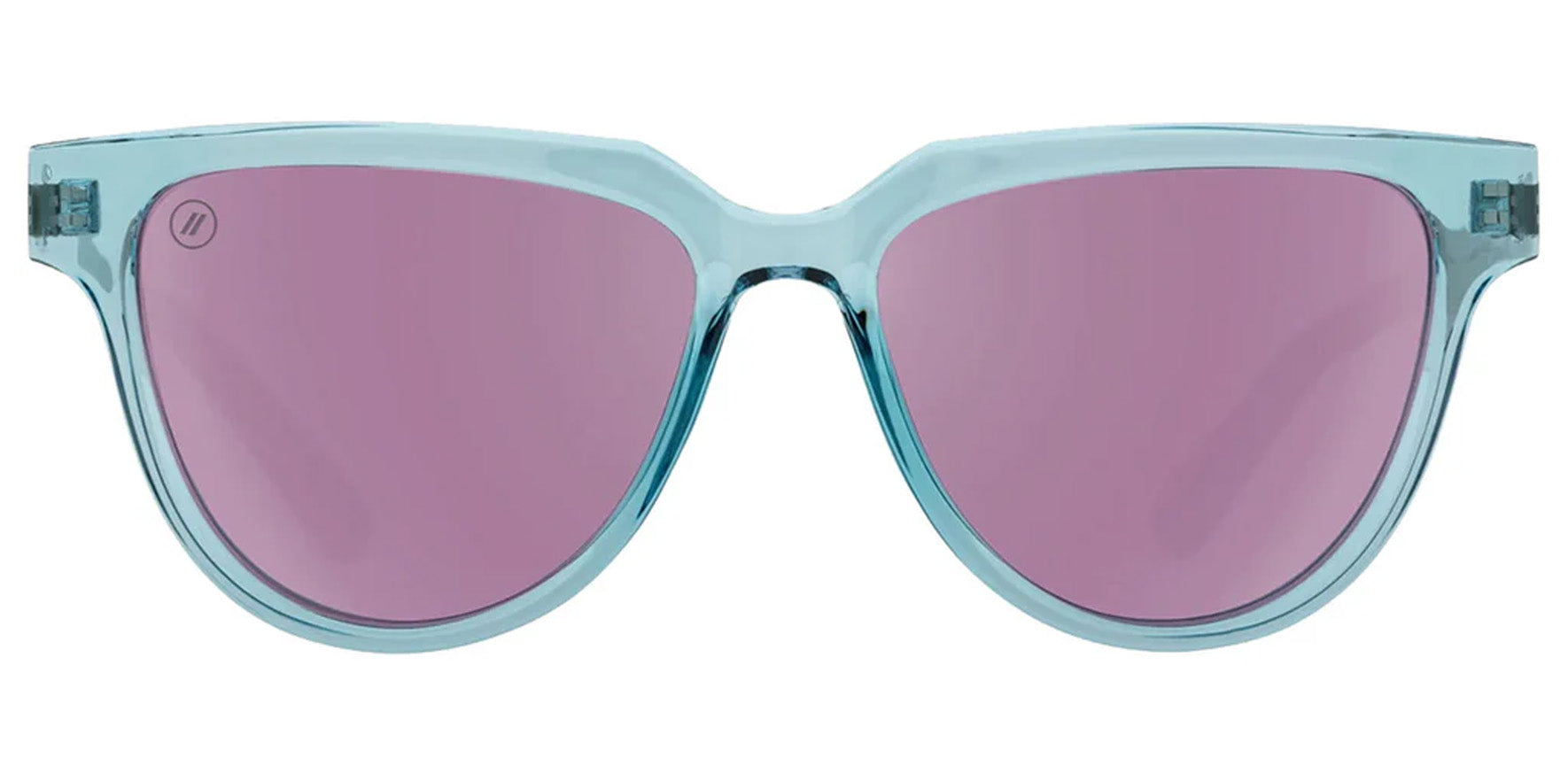 Blenders Mixtape Angel Entry Gloss Crystal Blue Rounded Cat Eye Sungla