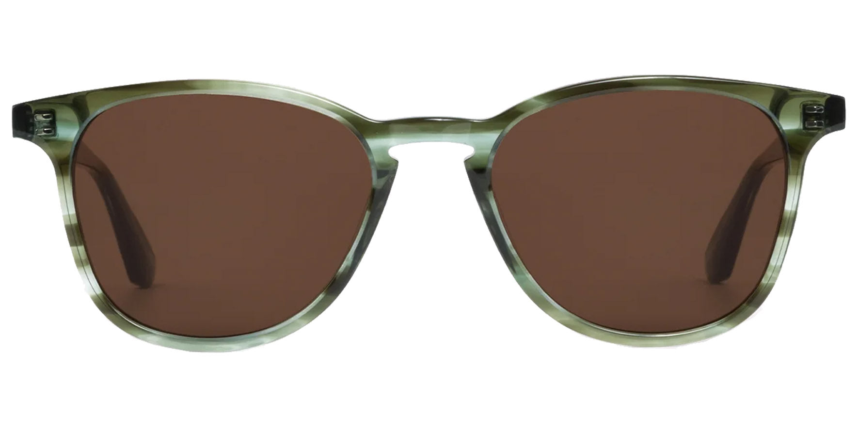Krewe Olivier Reed Soft Square Sunglasses 33166 Amber Lens 52mm