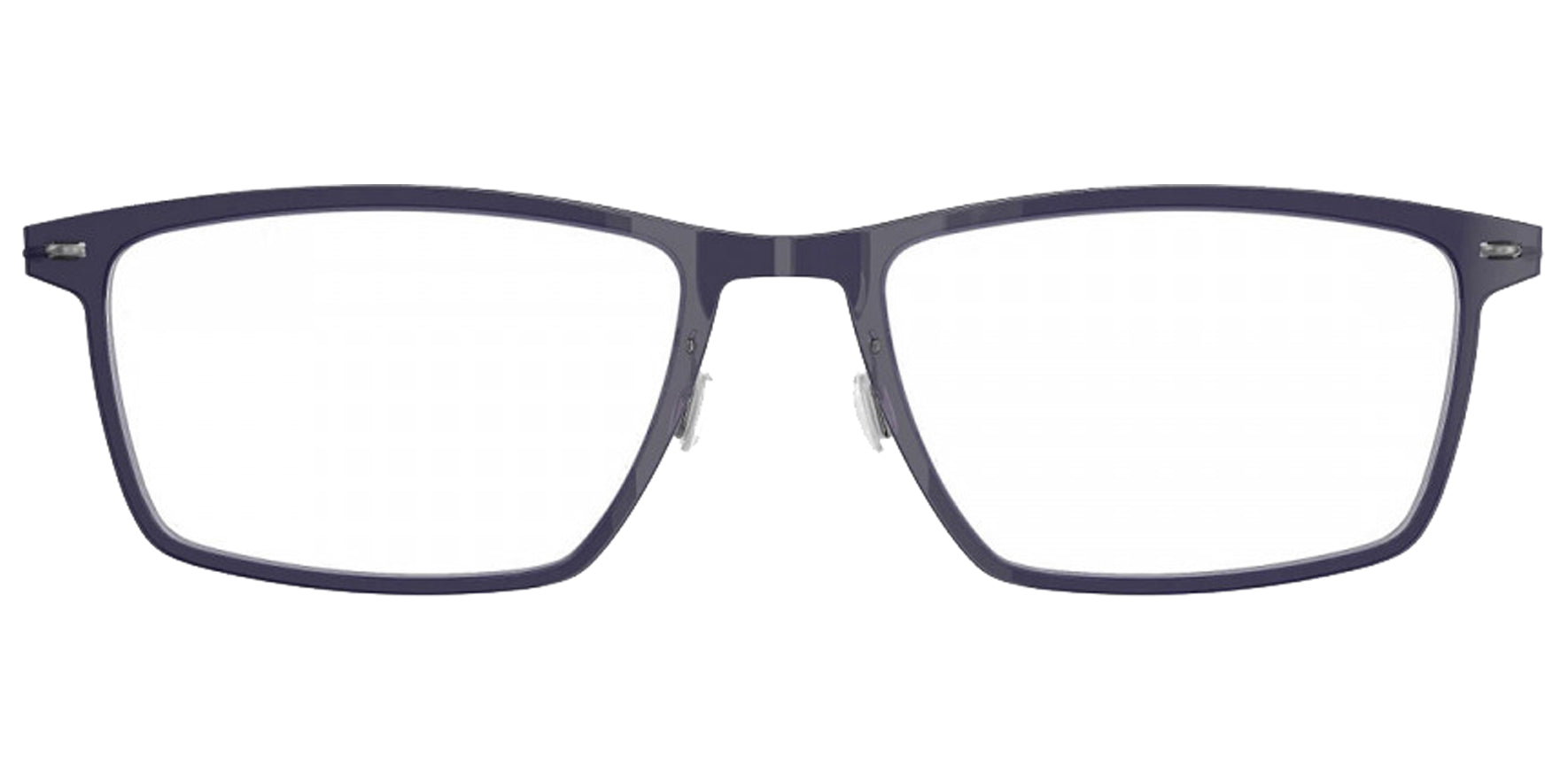 Lindberg N.O.W. Titanium Blue Rectangular Eyeglass Frames 6544-C14-10 Clear Demo Lens 55mm