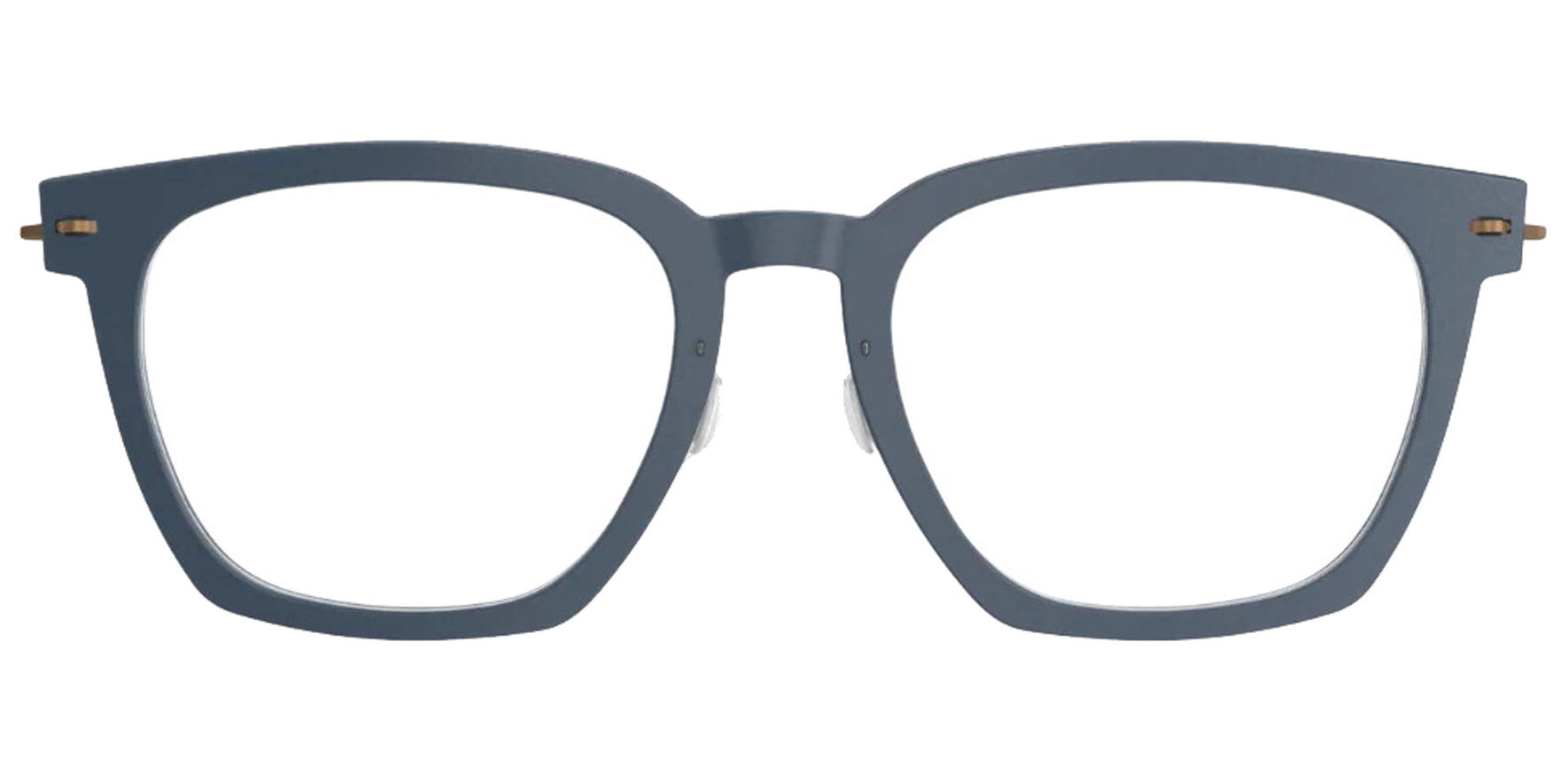 Lindberg N.O.W. Titanium Blue Geometric Square Eyeglass Frames 6612-D18-U15 Clear Demo Lens 51mm