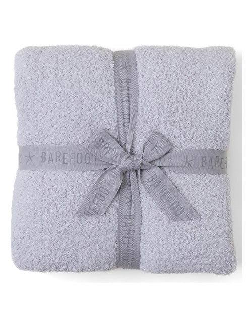 Barefoot Dreams CozyChic Throw, Oyster, 54" x 72" - B503-051-OS