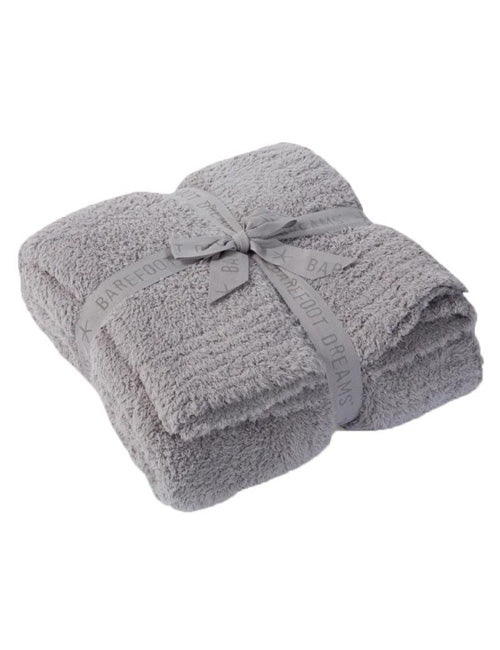 Barefoot Dreams CozyChic Throw, Dove Gray, 54" x 72" - B503-58-OS
