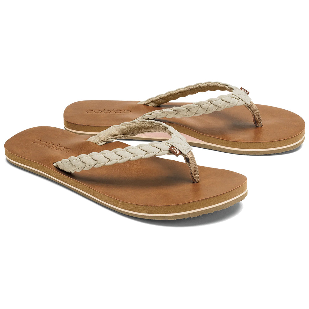 Cobian The Braided Pacifica™ Women Flip-Flop, Cream, 08 - BBP23-110-08