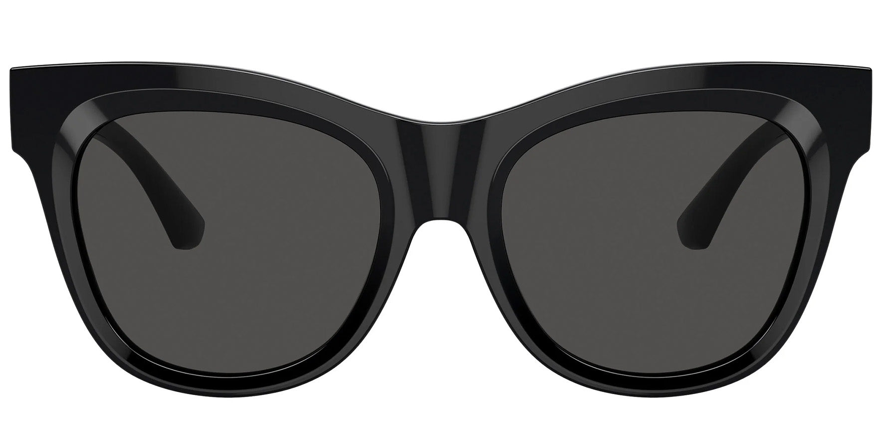 Burberry Women Oversized Black Cat Eye Sunglasses BE4418-300187 Dark Grey Lens 54mm