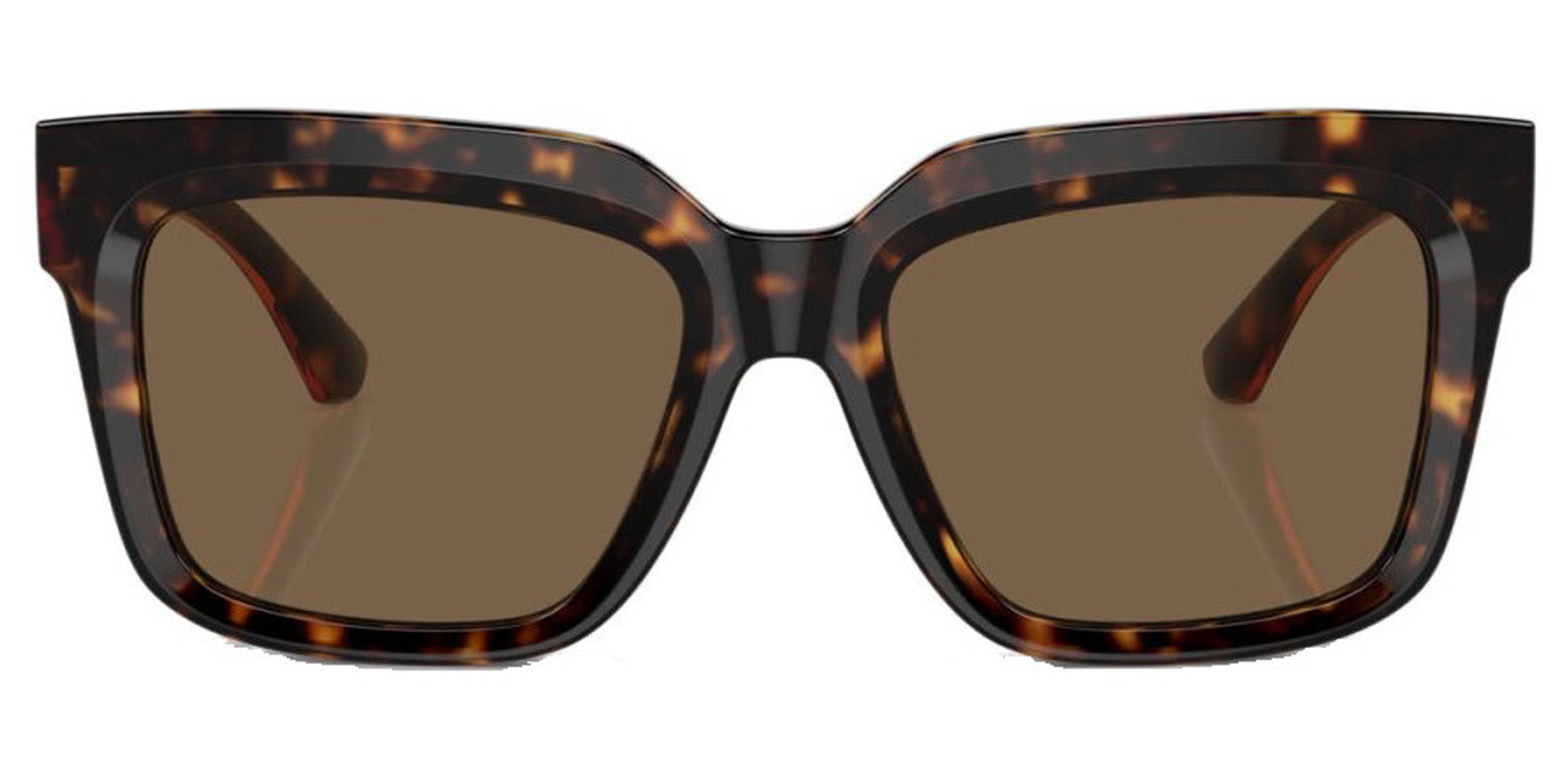 Burberry Women Dark Havana Square Sunglasses BE4419-300273 Dark Brown Lens 54mm