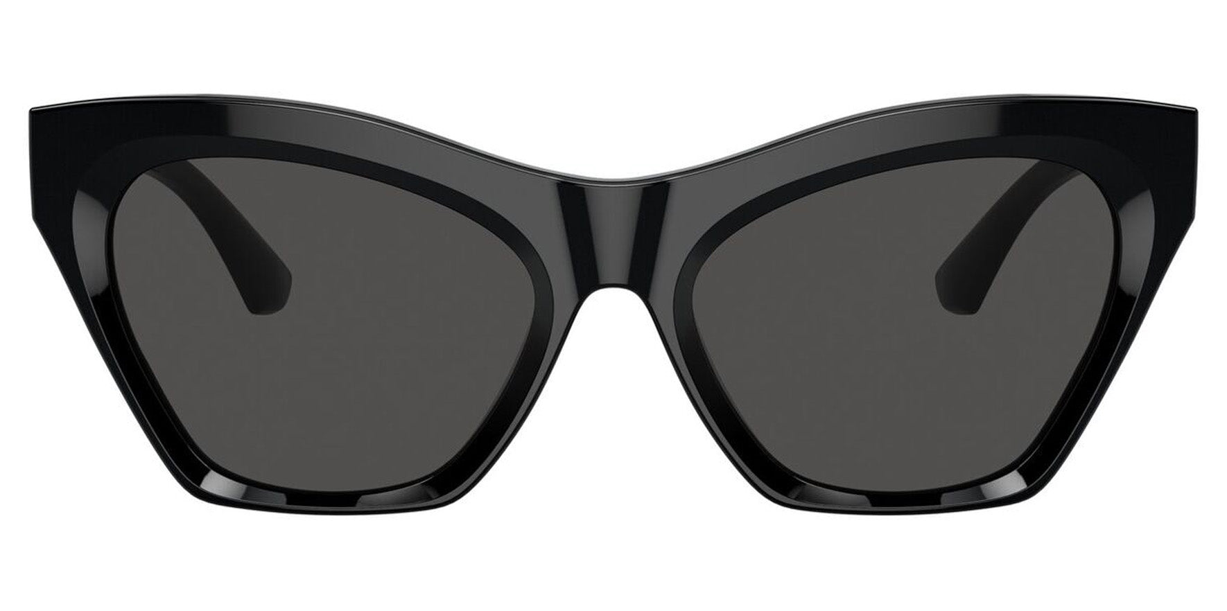 Burberry Women Black Geometric Chunky Cat Eye Sunglasses BE4420U-300187 Dark Grey Lens 55mm