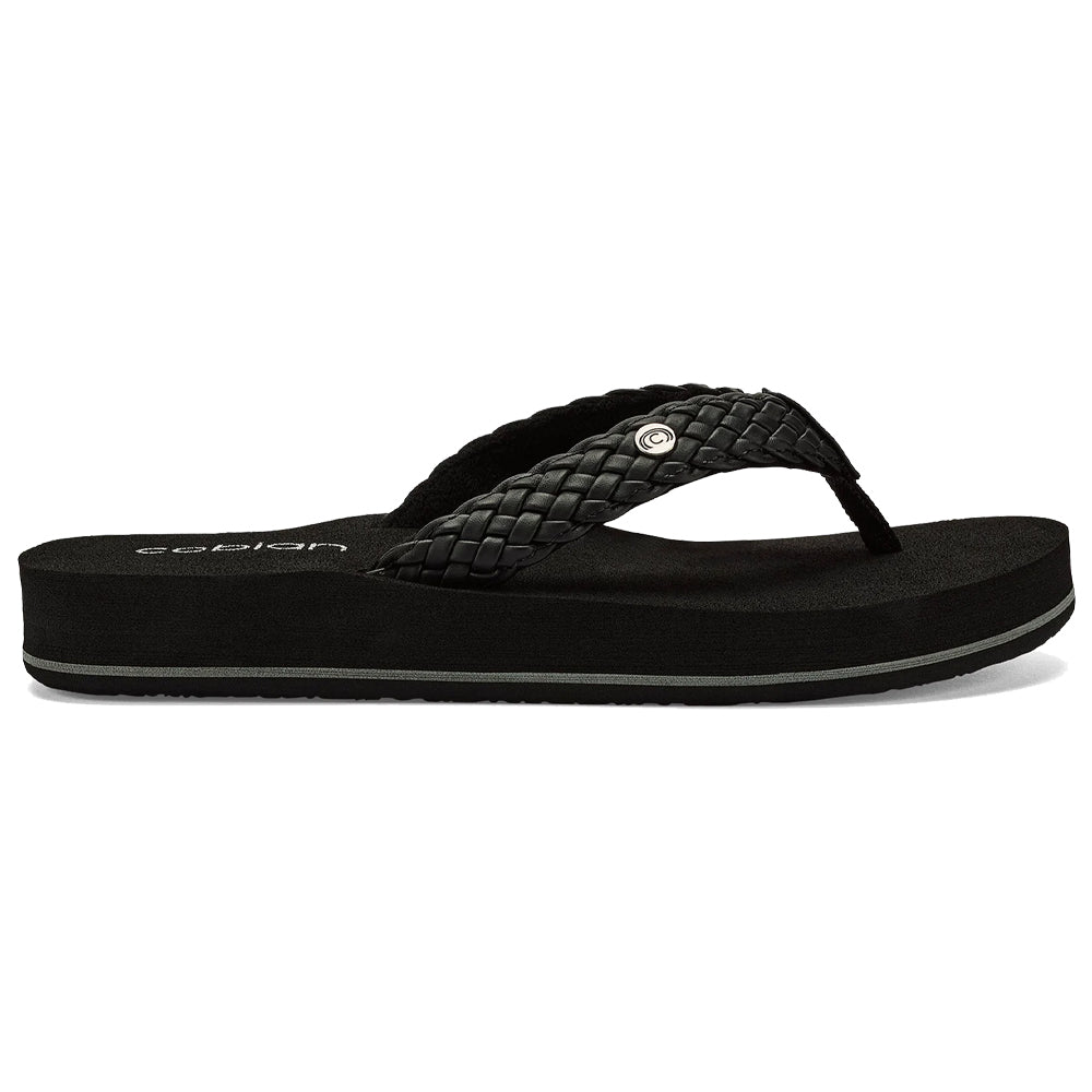 Cobian Braided Bounce™ Women Flip-Flop, Black - BRB10-001