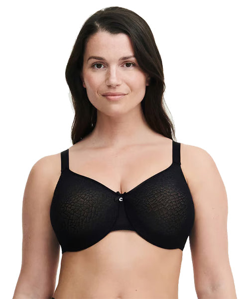 Chantelle C Magnifique Seamless Unlined Minimizer Bra, Black - C18910-011-D