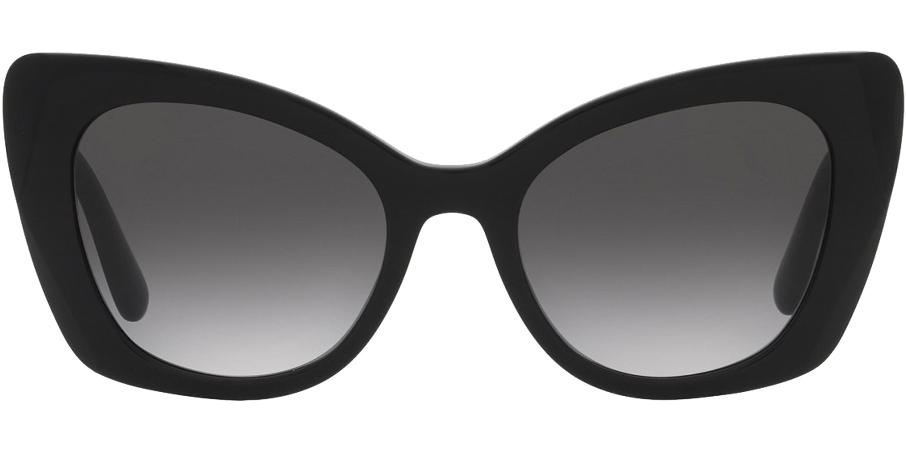 Dolce & Gabbana Women Black Butterfly Sunglasses DG4405-5018G Grey Gradient Lens 53mm