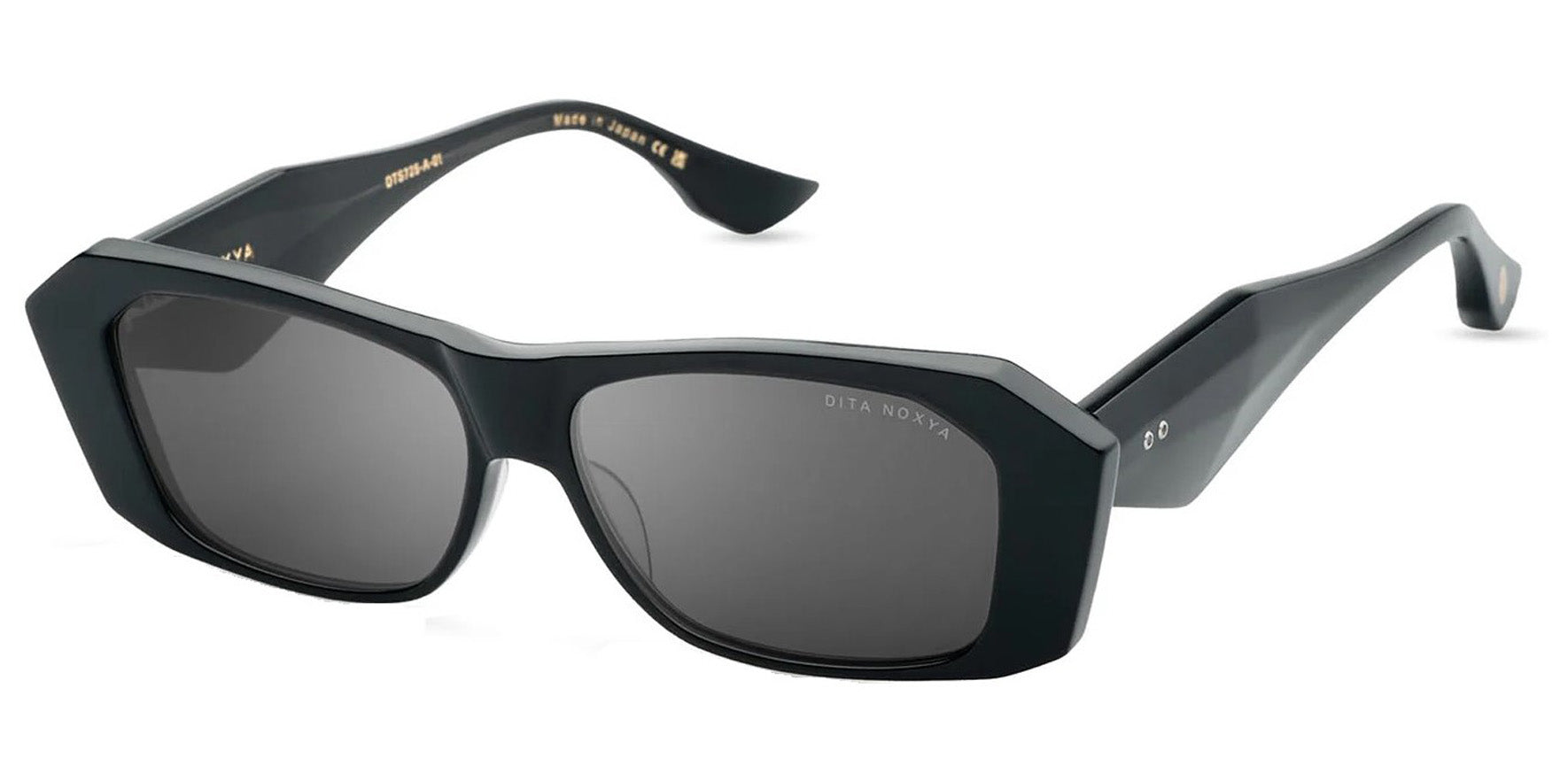 Dita Noxya Geometric Rectangle Sunglasses DTS725-A-01 Grey Lens 57mm