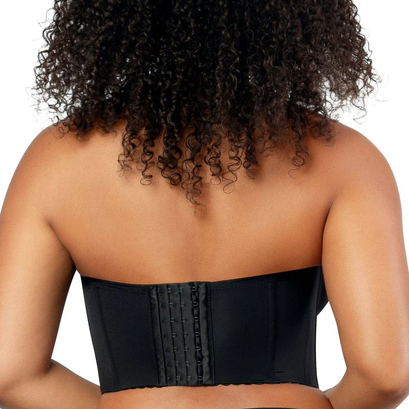 Parfait Elissa Full Bust Longline Strapless Bra, Black - ELISSA-P50116-BLACK