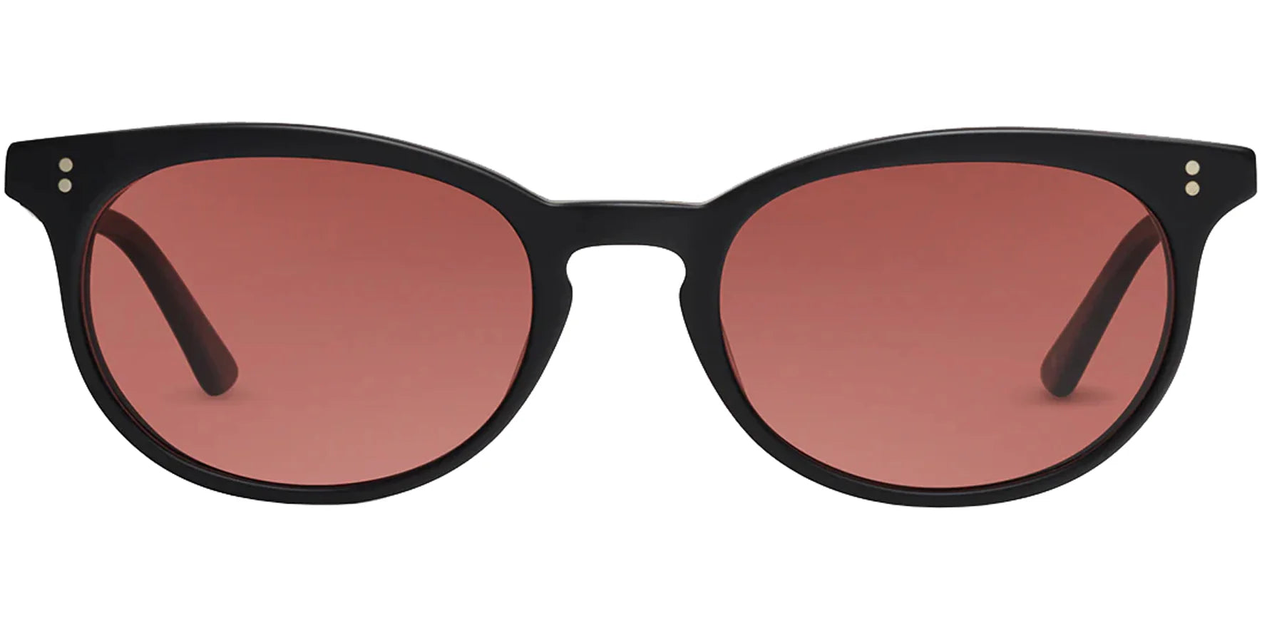 Salt Optics Garland Matte Black Oval Sunglasses GARLAND2-MBK Glass Crimson Polarized Lens 51mm