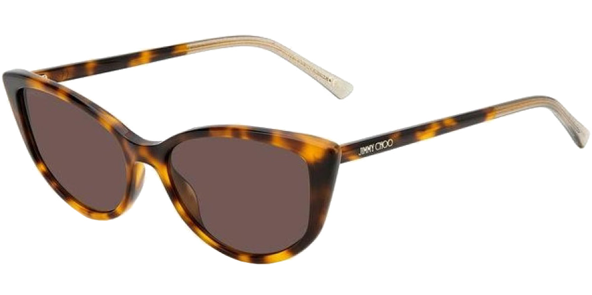 Jimmy Choo Women Havana Cat Eye Sunglasses 0086-70 Brown  display picture 3