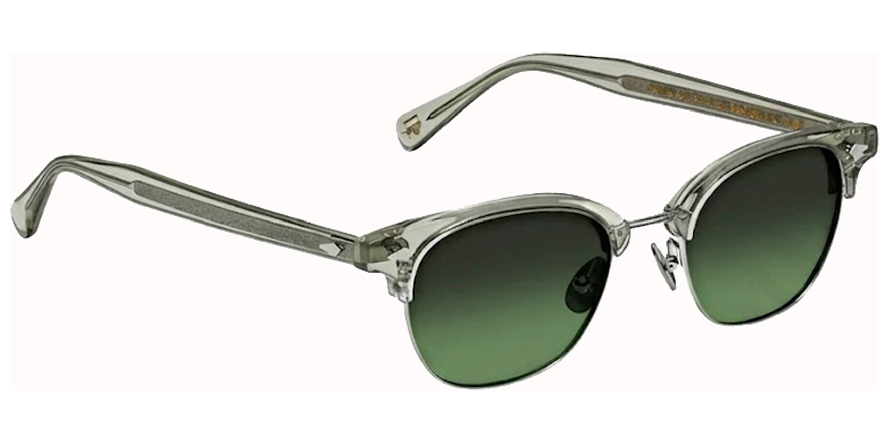 Moscot Aygen Sun Sage Soft Square w/ Browline Sunglasses OR-AYG-S51181910-TA Forest Wood Lens 51mm