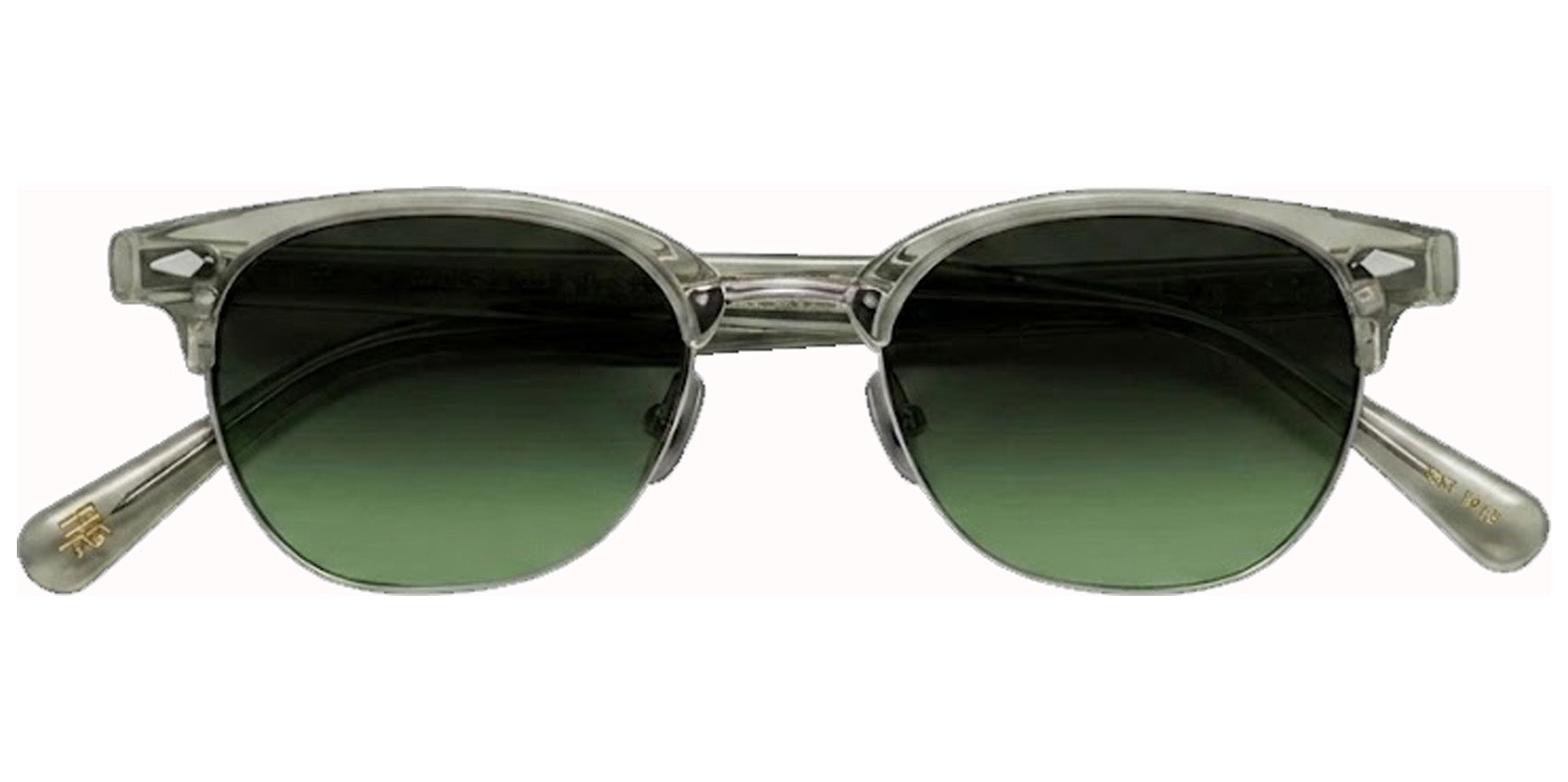Moscot Aygen Sun Sage Soft Square w/ Browline Sunglasses OR-AYG-S51181910-TA Forest Wood Lens 51mm