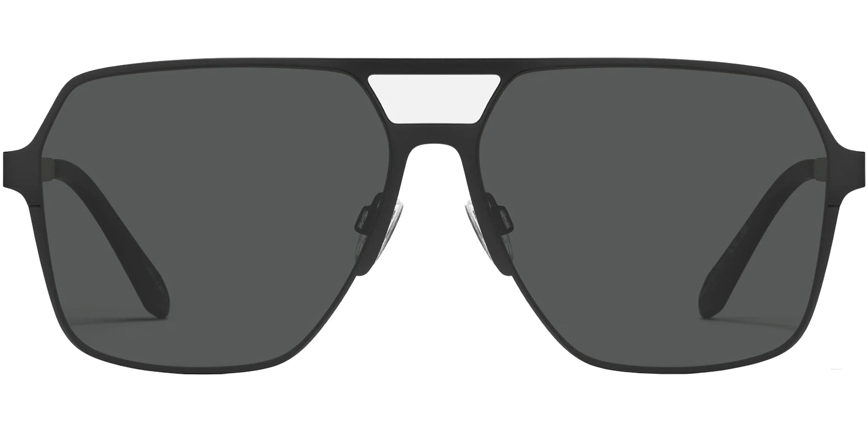 Quay Backstage Pass Men Matte Black Navigator Sunglasses QU-001080-MTBLKBLK Polarized Black Lens 60mm