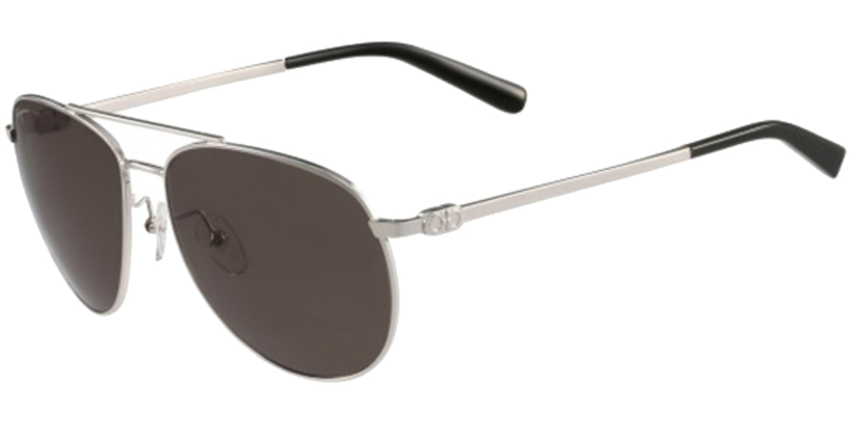 Ferragamo Silver-Tone Classic Aviator Sunglasses SF157-045  display picture 1