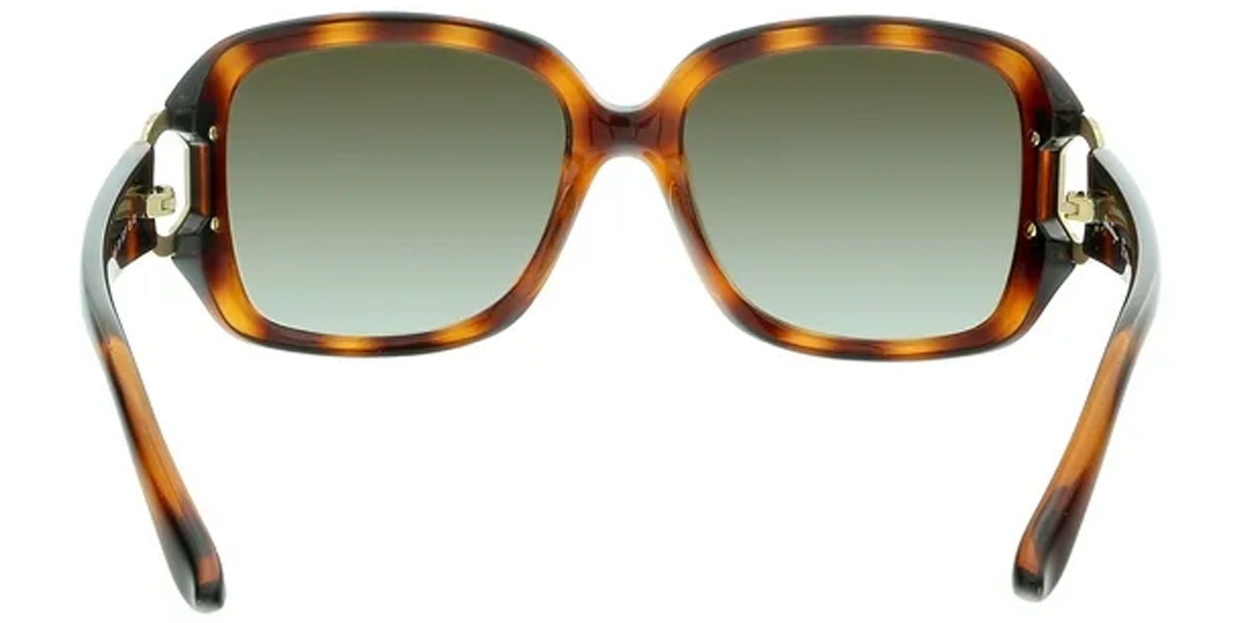 Ferragamo Women Dark Tortoise Rectangular Sunglasses SF666S-238 Brown Gradient Lens 55mm