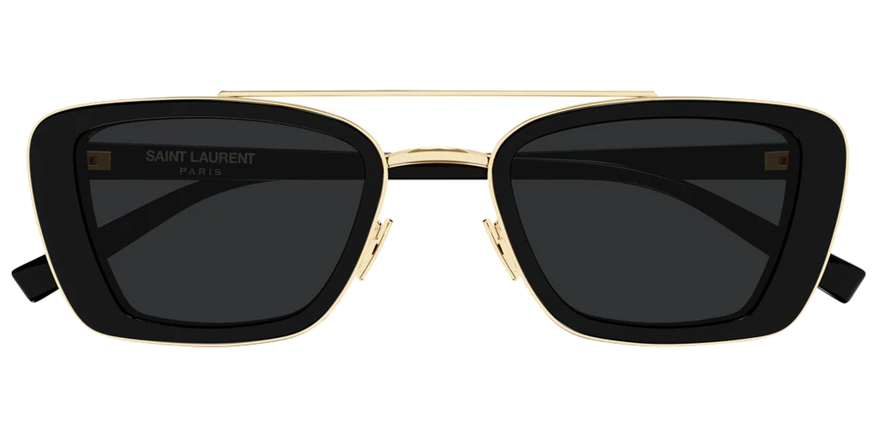 Saint Laurent Women Black Soft Rectangular Sunglasses SL825-001 Black Lens 50mm