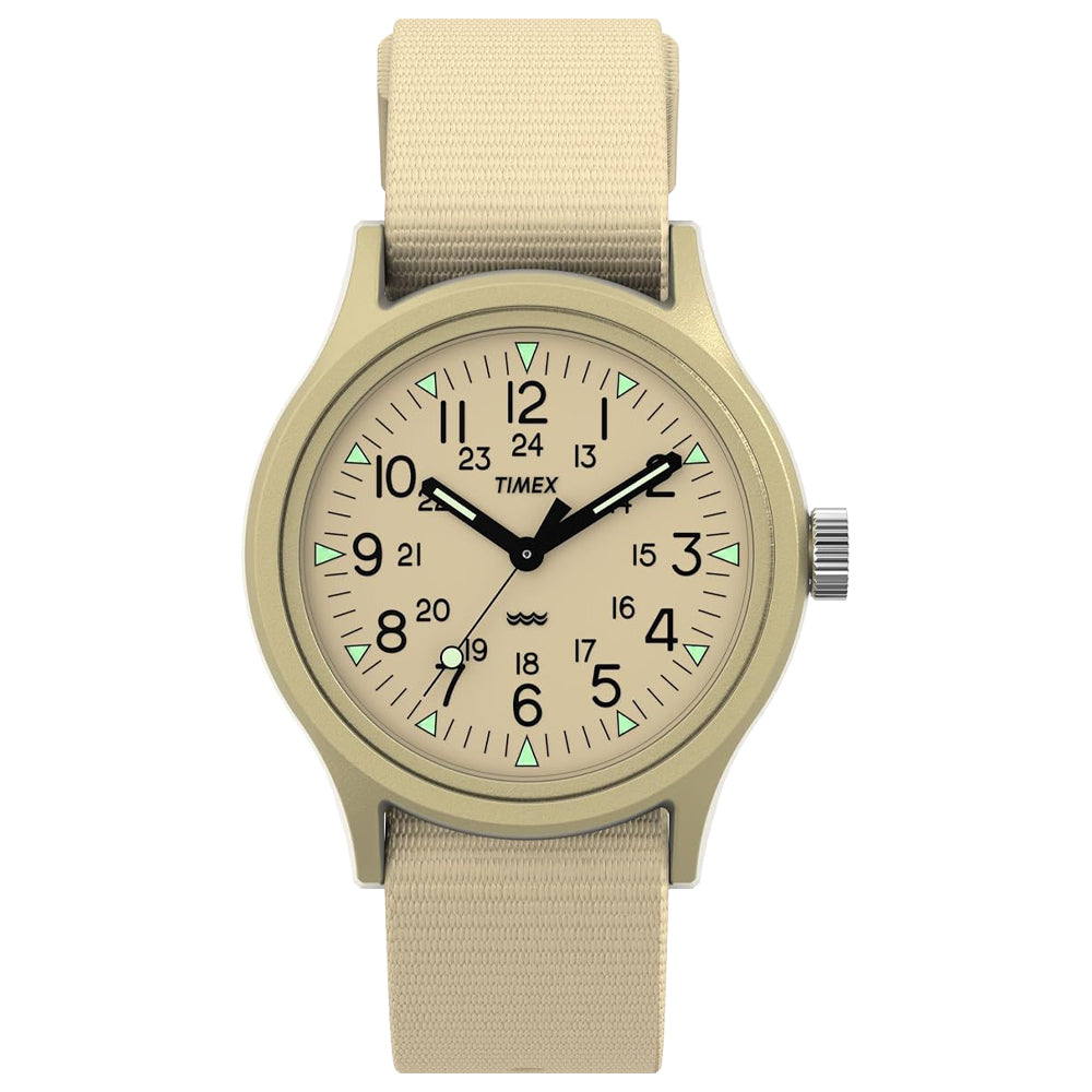 Timex MK1 Men's Tan Resin Watch, Round 36mm Case - TW2Y19800VQ