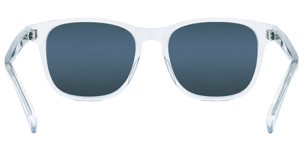 Vuarnet Belvedere 03 Crystal Soft Square Sunglasses VU40012I-5426X Polarized Blue Polarlynx Lens 54mm