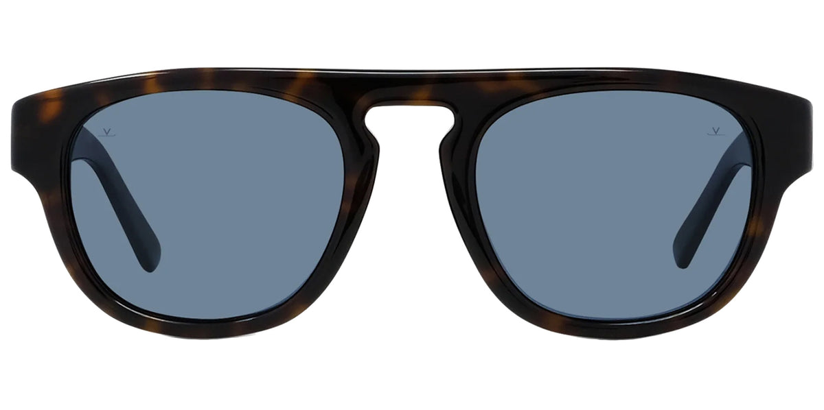 Vuarnet Belvedere 05 Tortoise Soft Square Sunglasses VU40032I-5252V Polarized Blue Lens 52mm