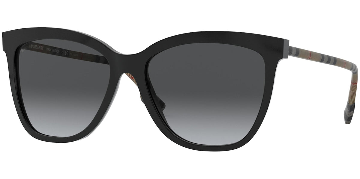 Burberry Clare Women Black Cat Eye Sunglasses BE4308-3853T3 