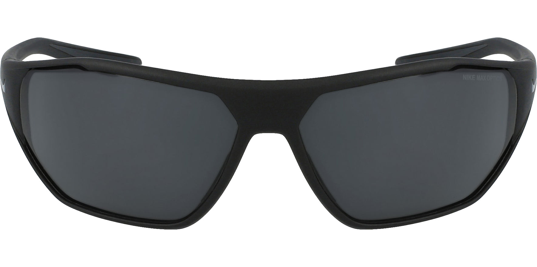 Nike Aero Drift Matte Black Modified Rectangle Sunglasses DQ0811-010 Dark Grey Lens 65mm