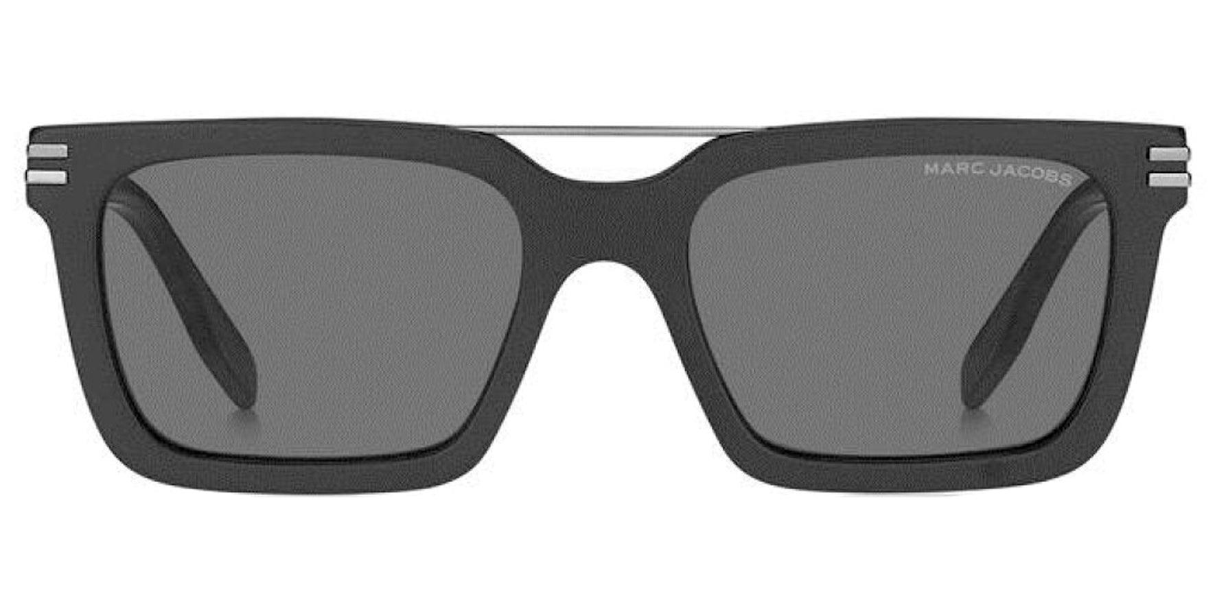 Mark Jacobs Men Matte Black Modern Square Sunglasses MARC589S-0003-IR Grey Lens 54mm