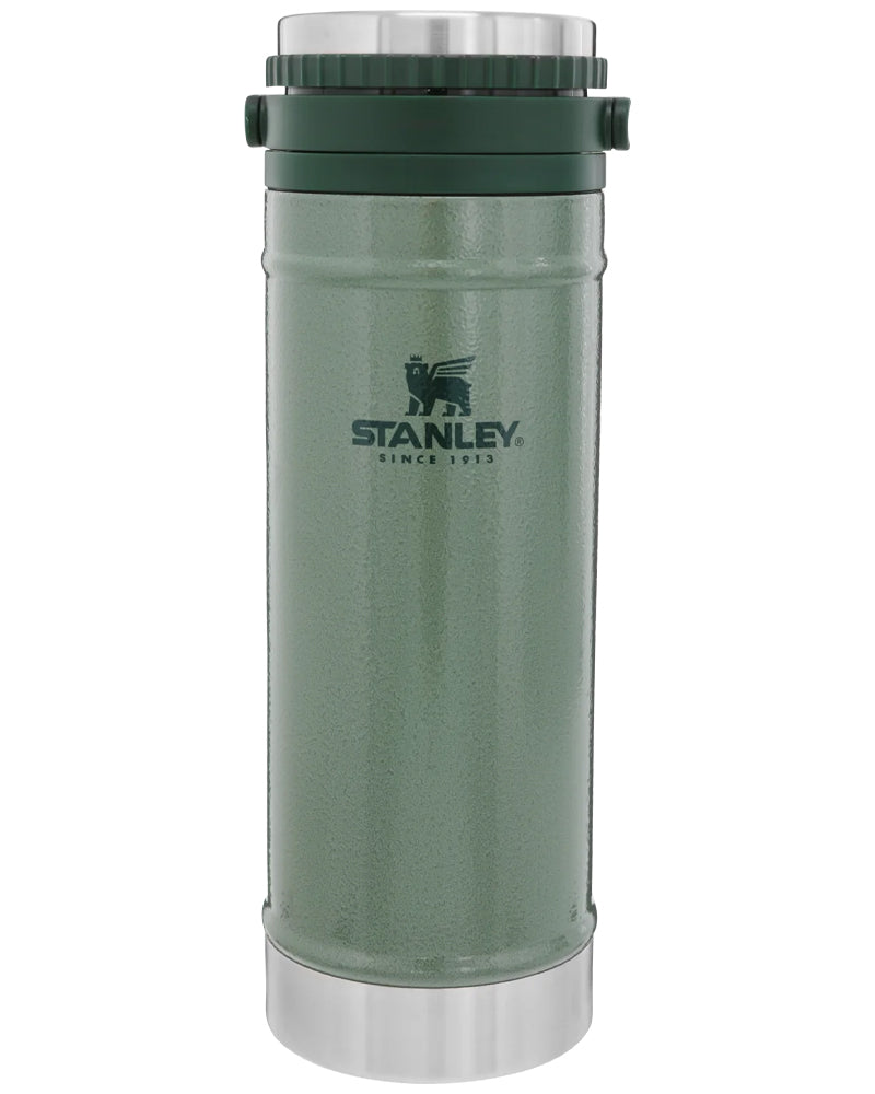 Stanley Classic Travel Mug French Press 16 Oz Hammertone Green 10-01855-013