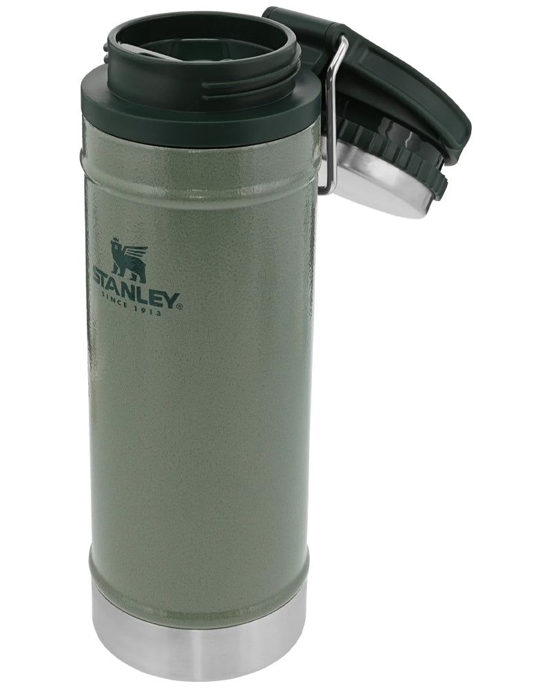 Stanley Classic Travel Mug French Press 16 Oz Hammertone Green 10-01855-013