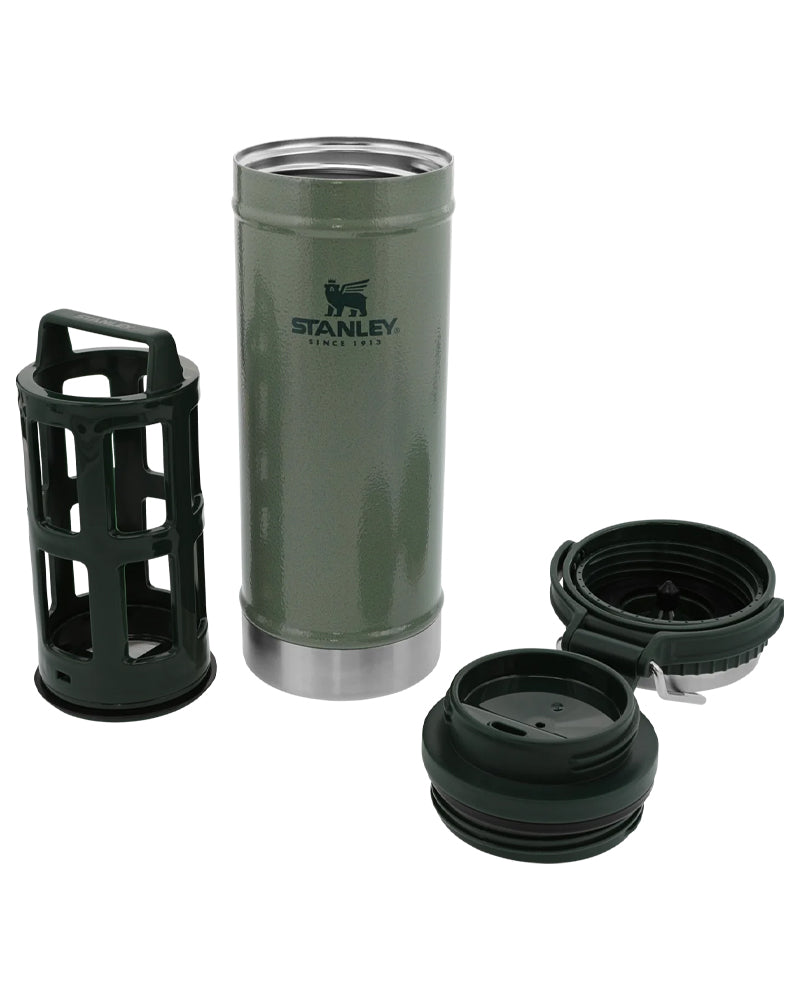 Stanley Classic Travel Mug French Press 16 Oz Hammertone Green 10-01855-013