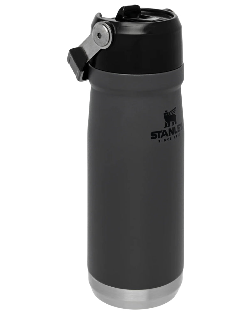 Stanley The IceFlow Flip Straw Water Bottle 22 Oz Charcoal 10-09992-002