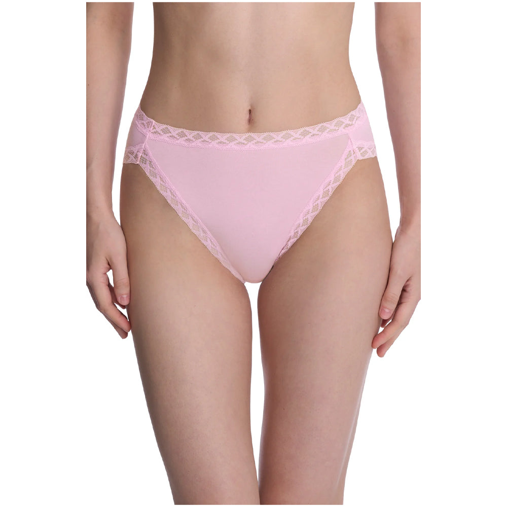 Natori Bliss French Cut Brief, Blue Iris/Soft Mulberry/Mink, 3-Pack, Large - 152058MP-BU436-L