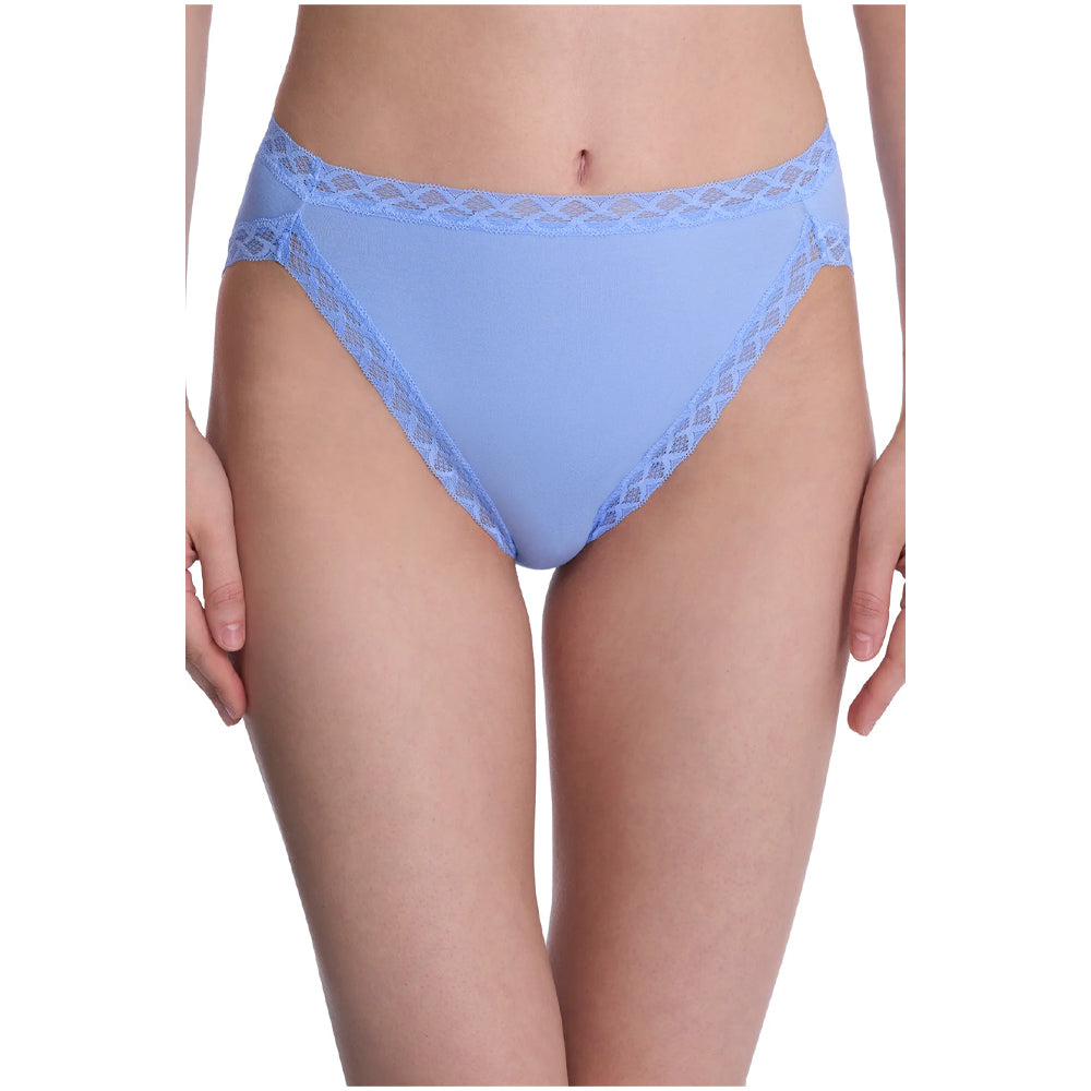 Natori Bliss French Cut Brief, Blue Iris/Soft Mulberry/Mink, 3-Pack, Medium - 152058MP-BU436-M