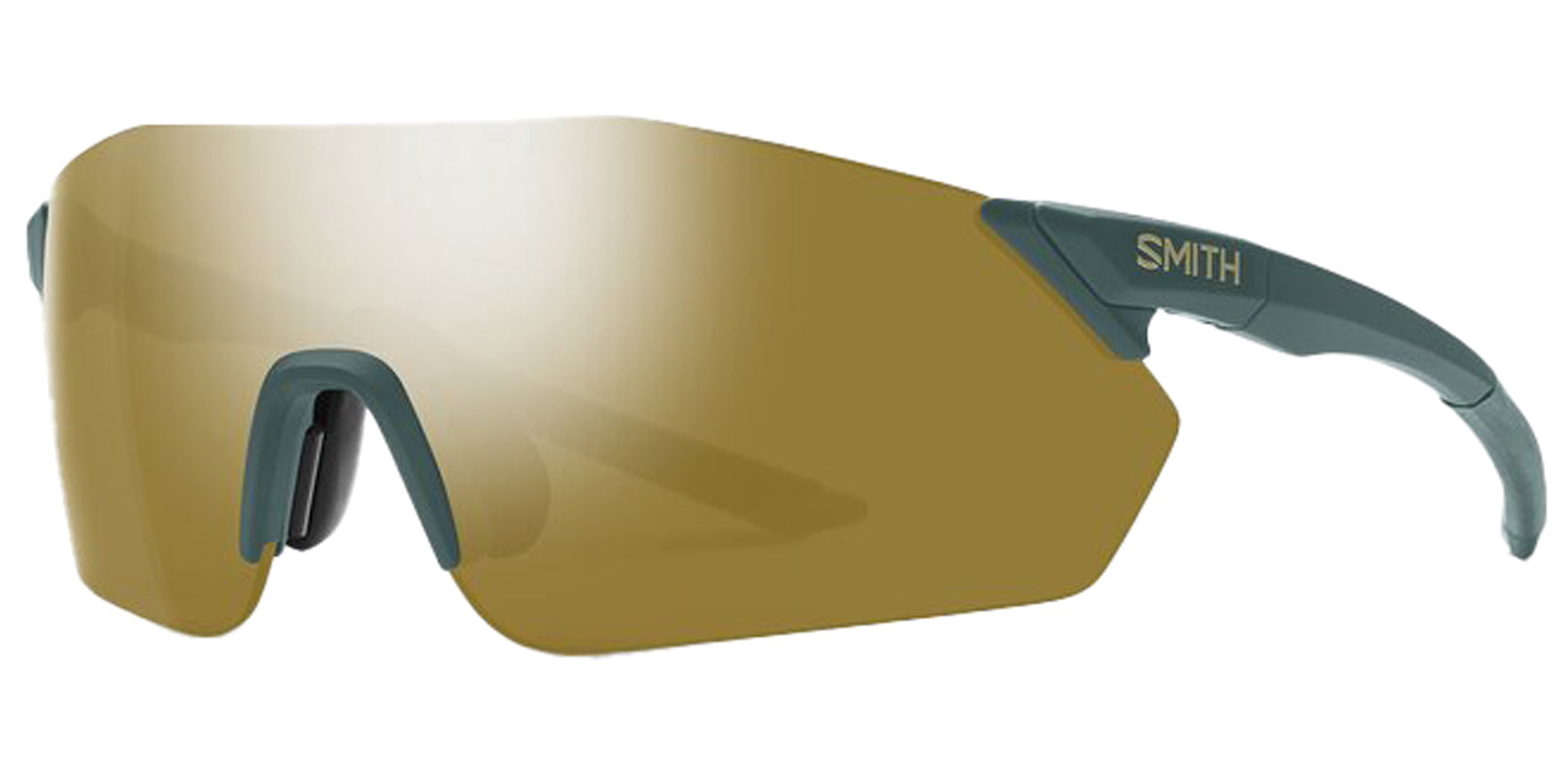 Smith Optics Reverb Men ChromaPop Matte Spruce Shield Sunglasses 2015211ED990K Bronze Mirrored Lens 135mm