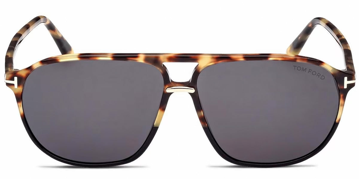Tom Ford FT1026 BRUCE 54N Pilot Tortoise Sunglasses