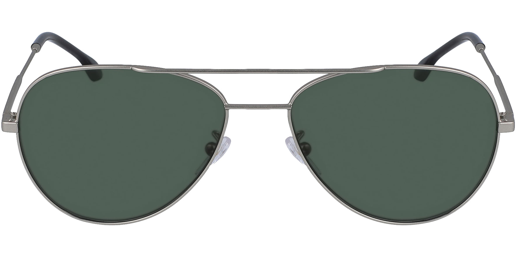 Paul Smith Angus V2 Men Matte Silver-Tone Aviator Sunglasses PSSN006V2SP-003 Green Polarized Lens 58mm