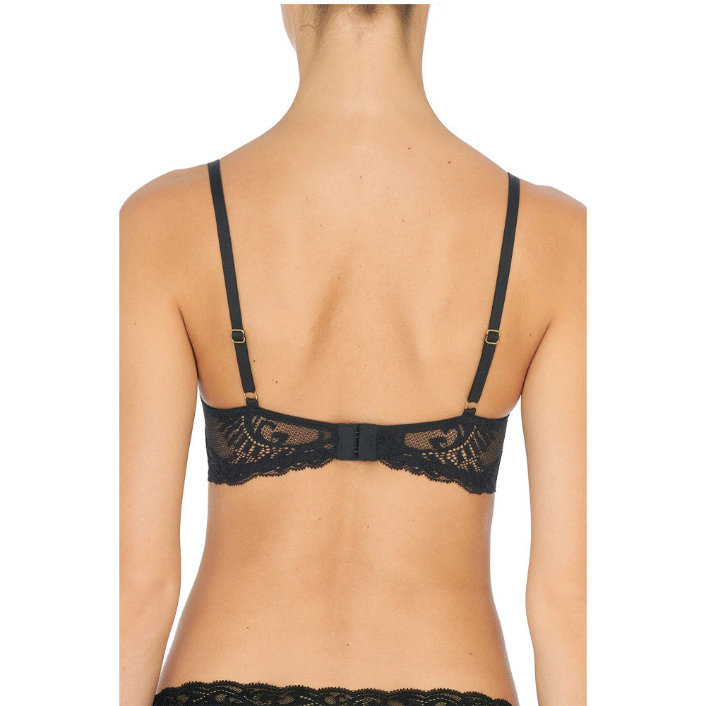 Natori Feathers Plunge T-Shirt Bra, Black, 32D - 730023-001-D-32