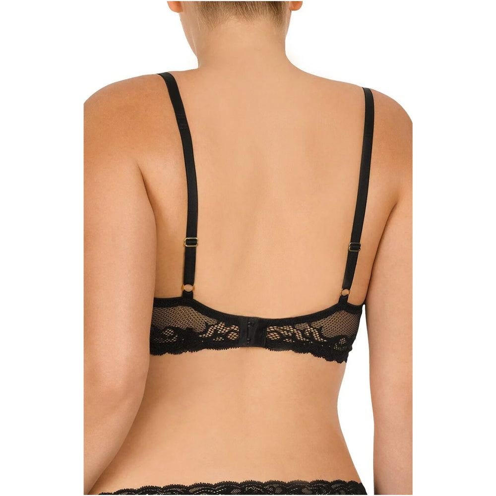 Natori Feathers Plunge T-Shirt Bra, Black, 38DD - 730023-001-DD-38