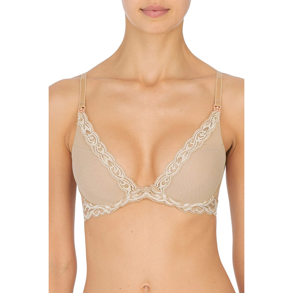 Natori Feathers Plunge T-Shirt Bra, Cosmetic, 30C - 730023-219-C-30