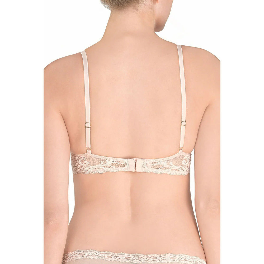 Natori Feathers Plunge T-Shirt Bra, Cameo Rose, 32DD - 730023-255-DD-32