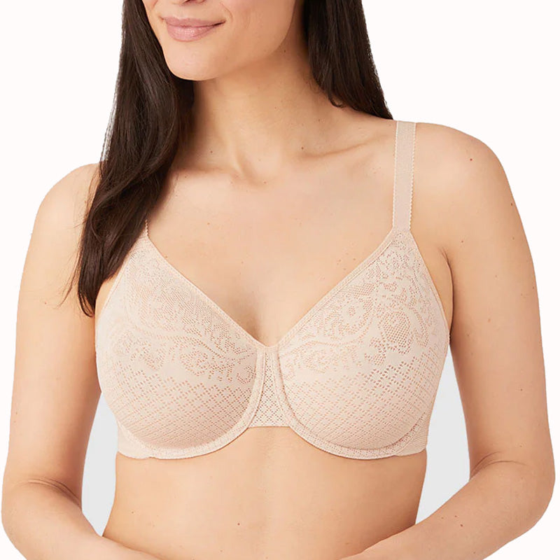 Wacoal Visual Effects Minimizer Bra, Sand - 857210-263