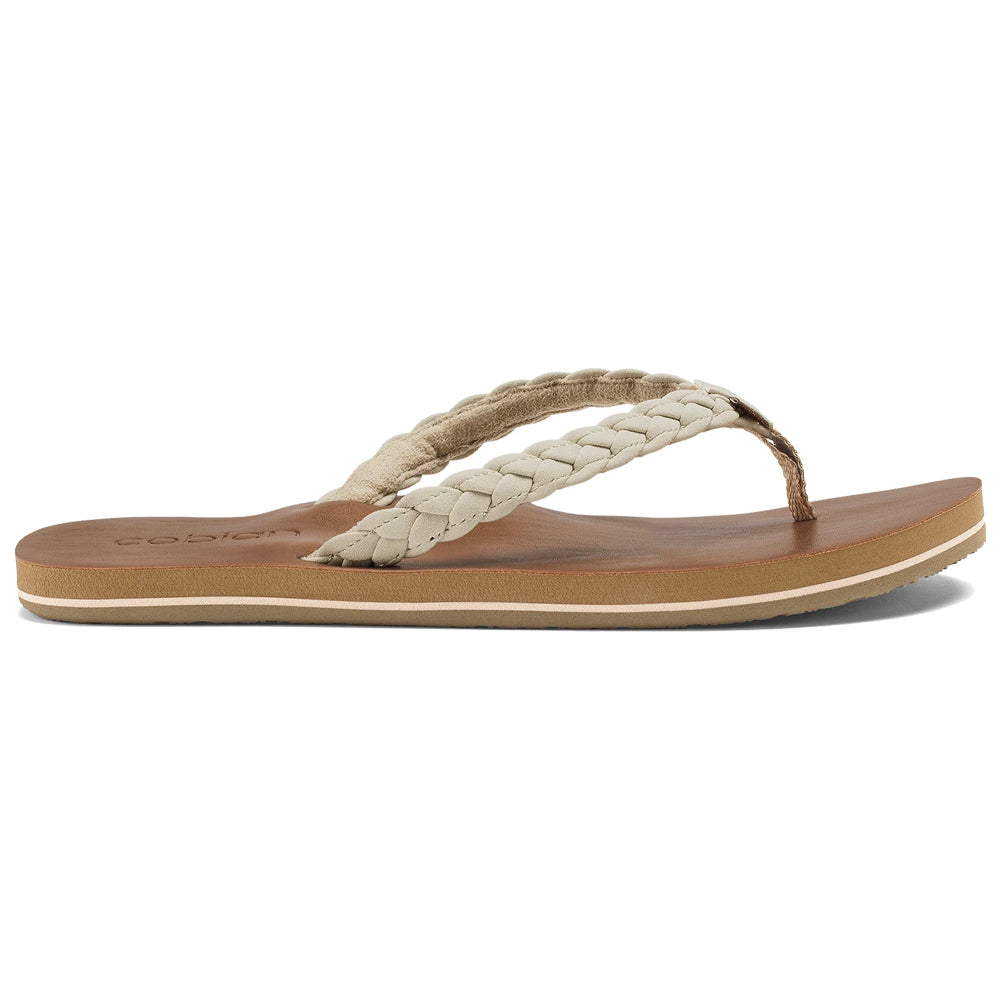 Cobian The Braided Pacifica™ Women Flip-Flop, Cream, 08 - BBP23-110-08