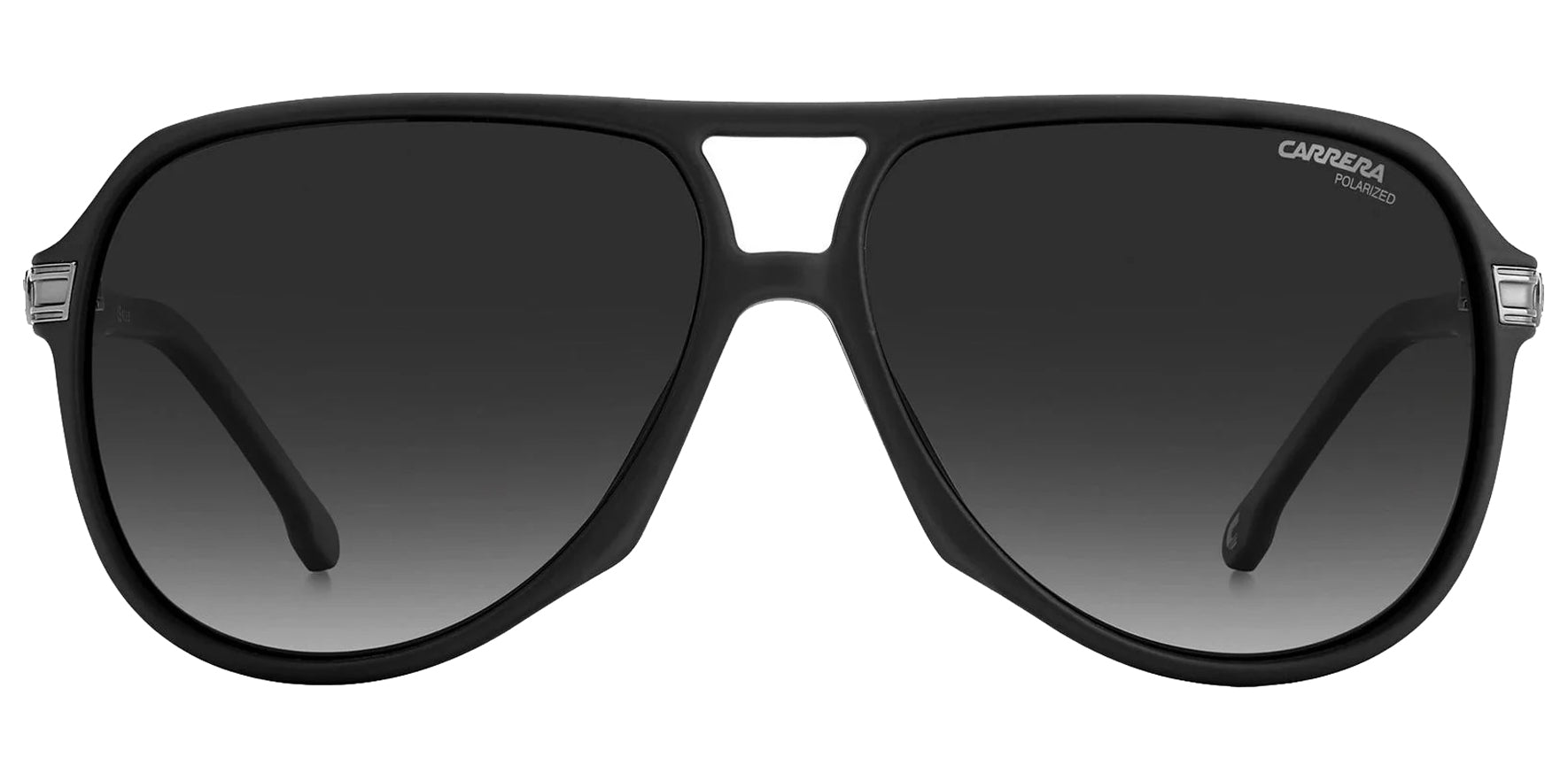 Carrera Matte Black Navigator Sunglasses CA1045S-0003-WJ Grey Gradient Polarized Lens 61mm