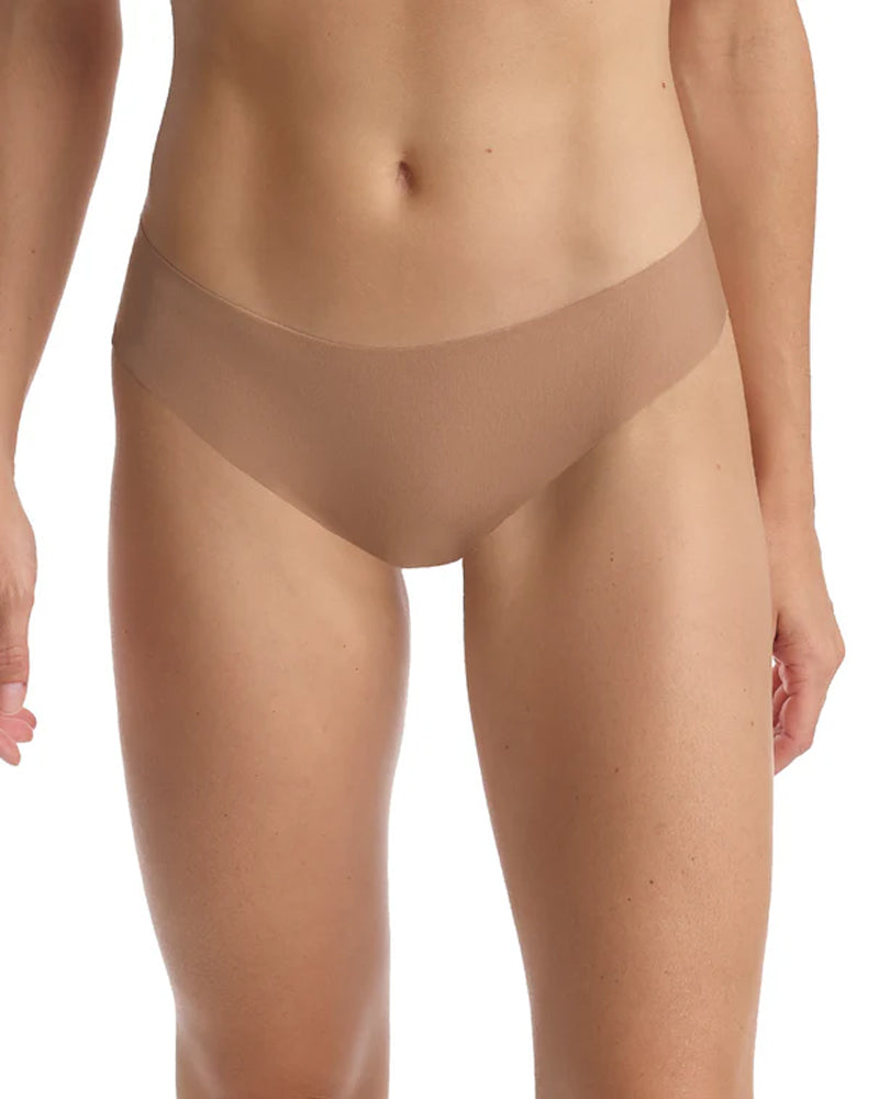 Commando Butter Mid-Rise Thong, Toffee, Small - CT16-TOF-S