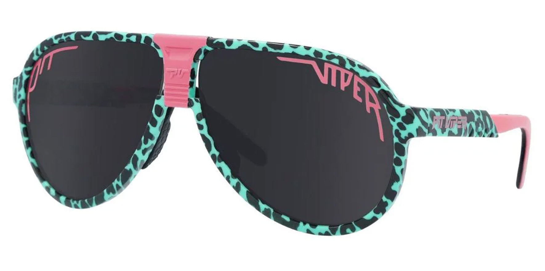 Pit Viper The Marissa's Nails Jethawk Multicolor Aviator Sunglasses E-JH-MARISAS-POL Grey Polarized Lens