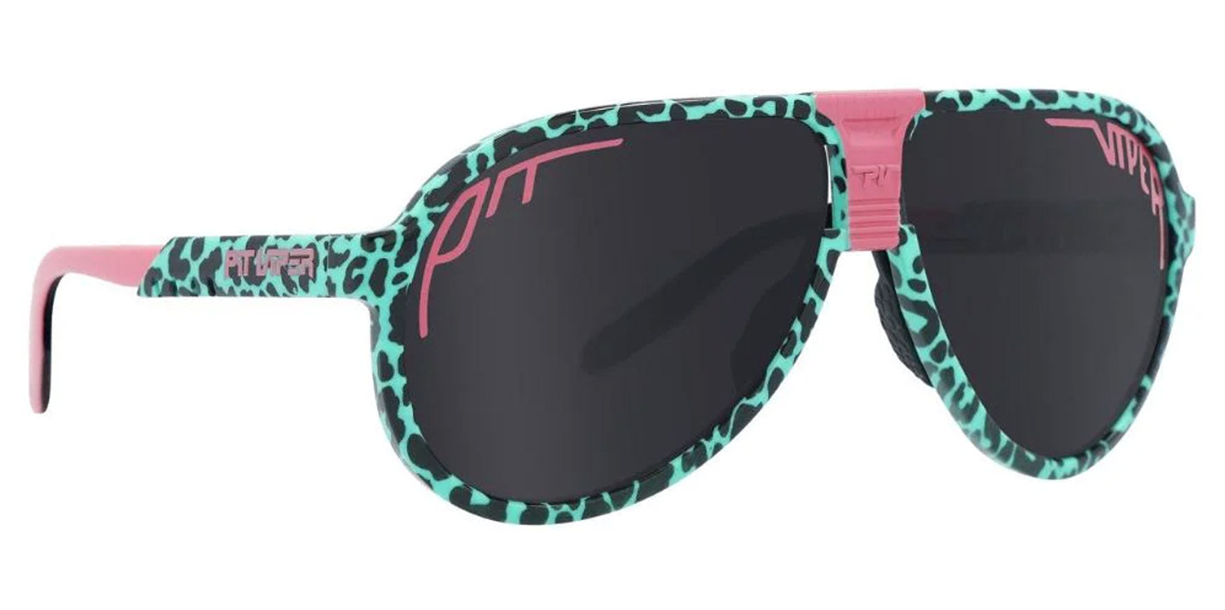 Pit Viper The Marissa's Nails Jethawk Multicolor Aviator Sunglasses E-JH-MARISAS-POL Grey Polarized Lens