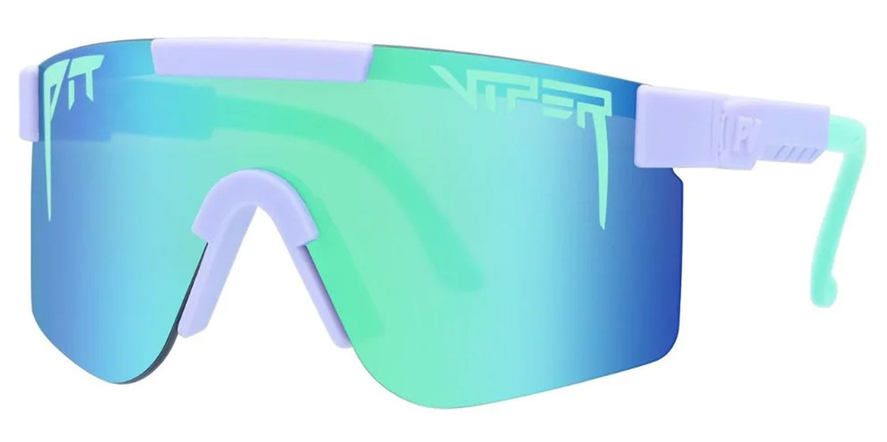 Pit Viper The Moontower Narrow Original Lilac Wrap Sunglasses E-OG-MOONTWR-POL Blue-Green Polarized Lens